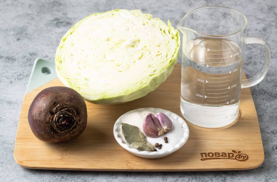 Маринованная капуста со свеклой быстрого приготовления - рецепты с фото