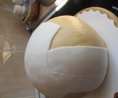 Торт волейбольный мяч: пошаговый процесс создания яркого десерта