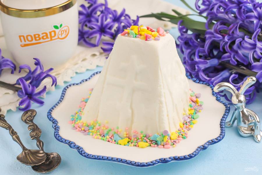 Пасха нежная творожная