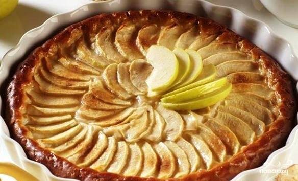 Насыпной яблочный пирог в мультиварке — рецепт для мультиварки