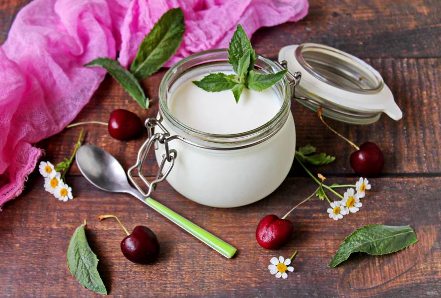 Вкусный и полезный натуральный йогурт в домашних условиях без йогуртницы