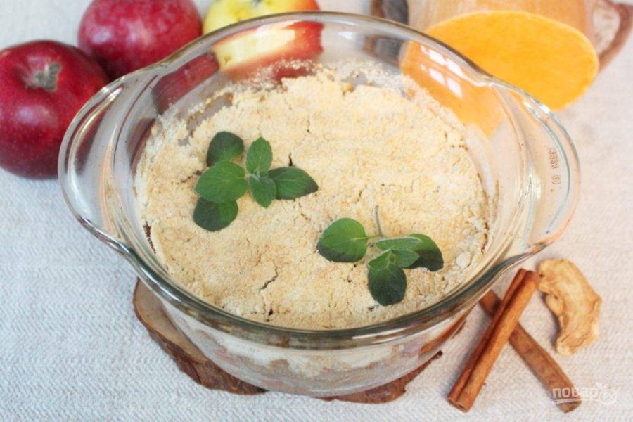 Как приготовить яблочный пудинг с орехами, пошаговый рецепт с фото