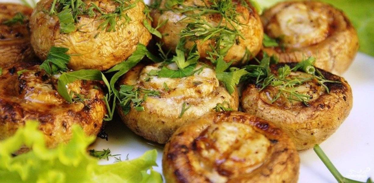 Маринад для шампиньонов на мангале
