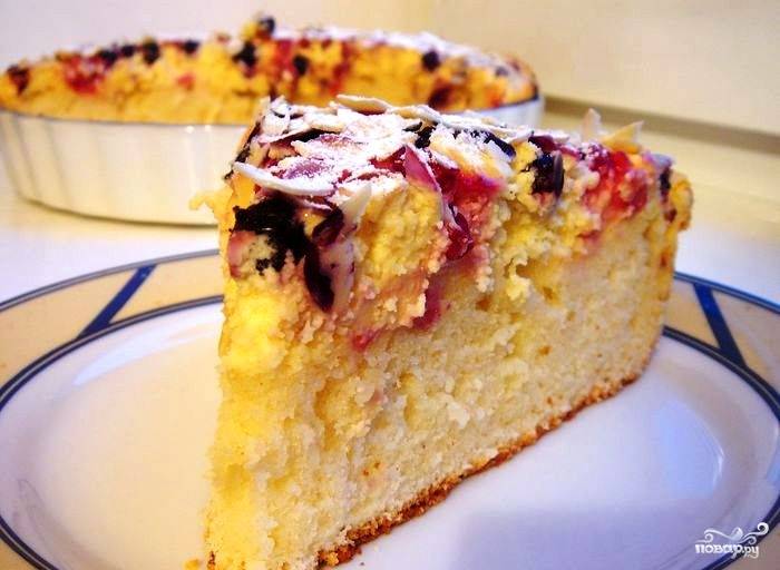 Сливочный пирог с ванилью