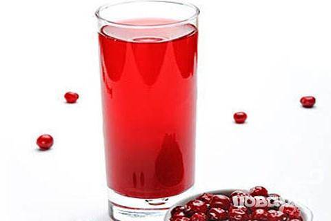 Морс клюквенный