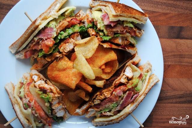 Клубный сэндвич: Рецепт приготовления