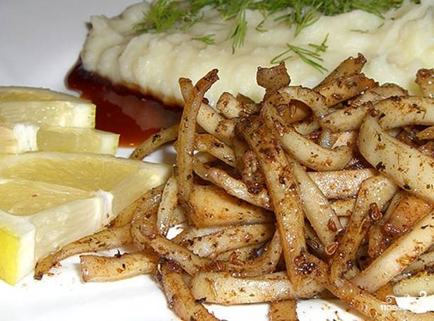 салат с кальмарами рецепт с картошкой | Дзен