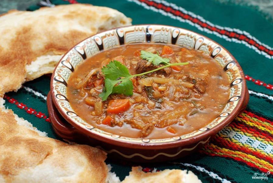 Харчо из говядины с ткемали