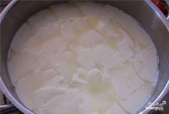 Сыр домашний , пошаговый рецепт на ккал, фото, ингредиенты - Larisik