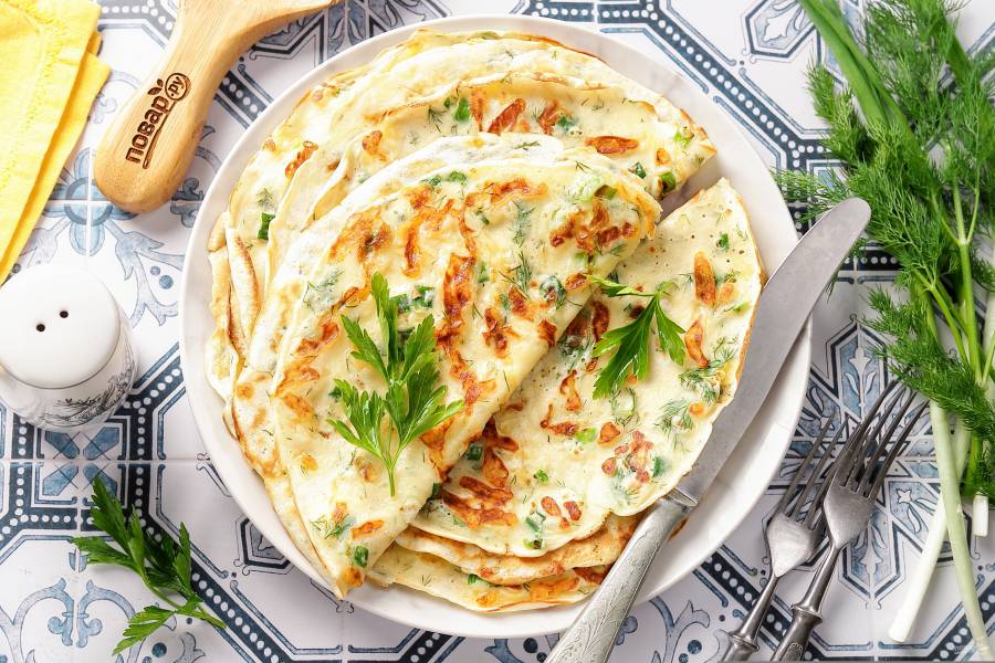 Блинчики с сыром