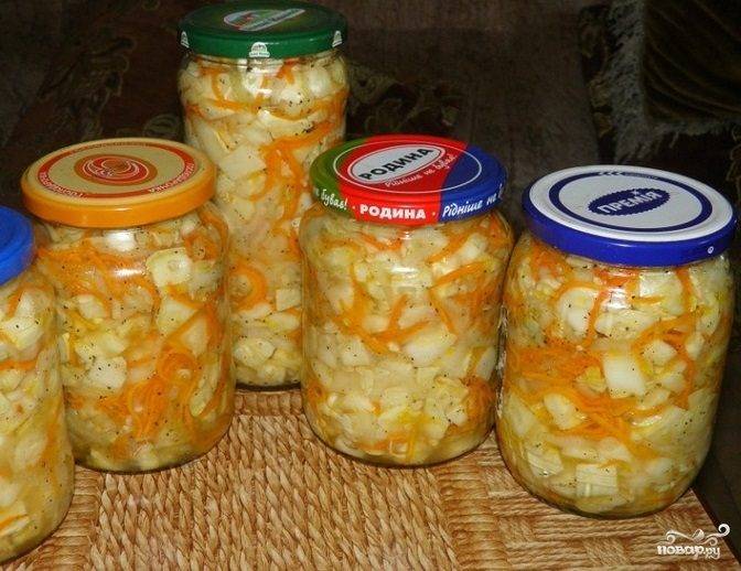 Салат из патиссонов на зиму