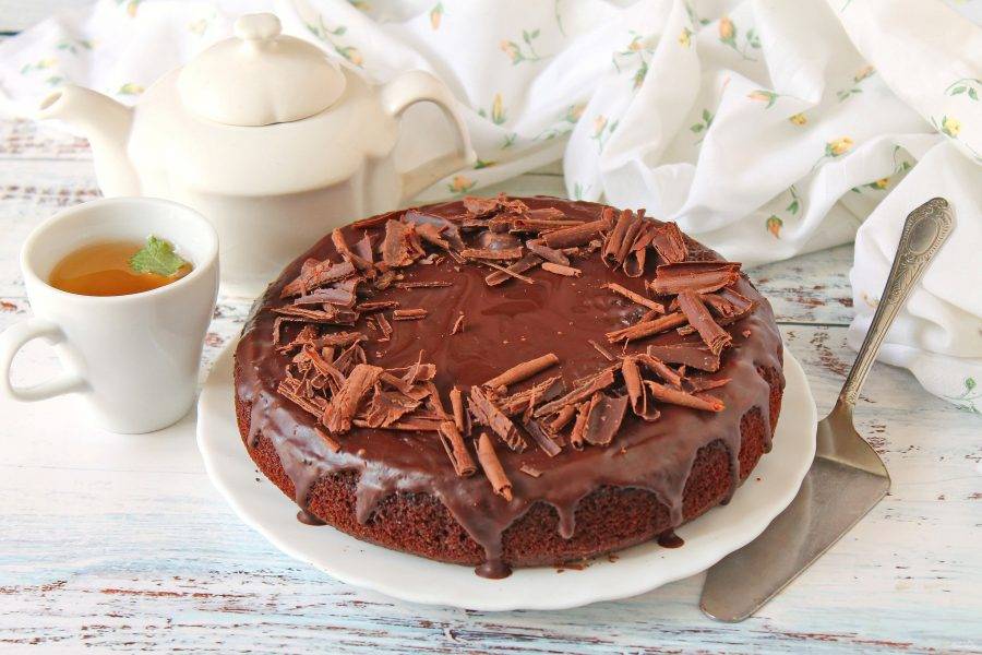 Рецепты приготовления шоколадных тортов с глазурью из шоколада