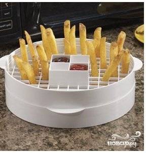 Как сделать картошку фри дома микроволновке. Как приготовить картошку фри в микроволновке