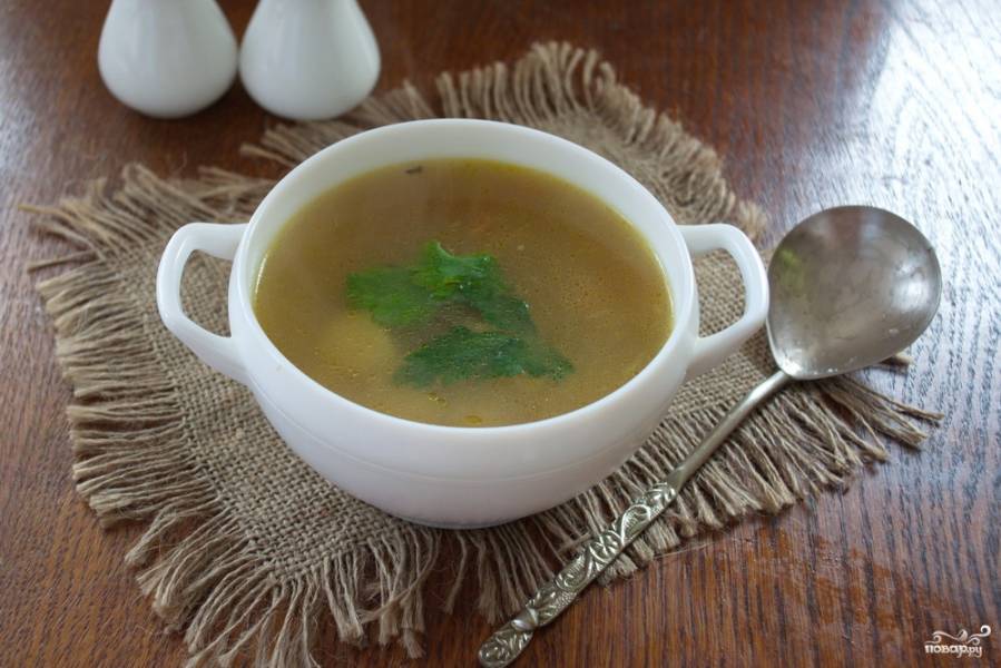 Пошаговый рецепт: Суп с фрикадельками и клецками