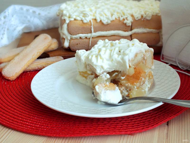 Торт из печенья савоярди - пошаговый рецепт с фото на Повар.ру