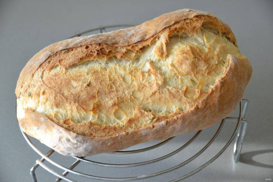 Хлеб на кефире без дрожжей в духовке рецепт с фото