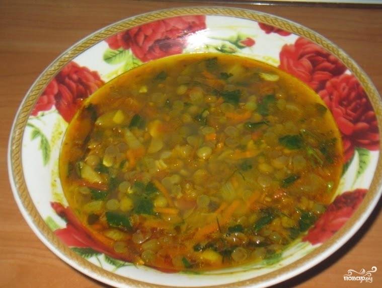 Суп из зеленой чечевицы – пошаговый рецепт приготовления с фото