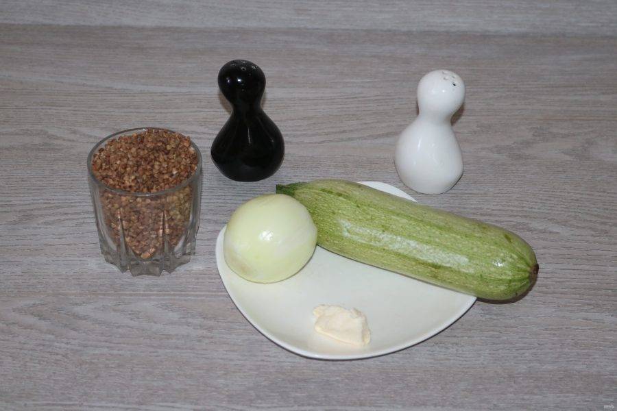 Гречневая каша с кабачком — рецепт с фото пошагово