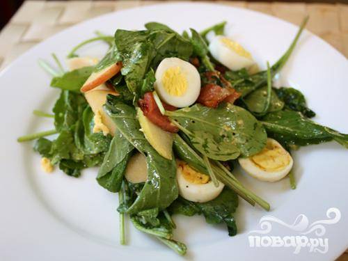 15 легких салатов с перепелиными яйцами