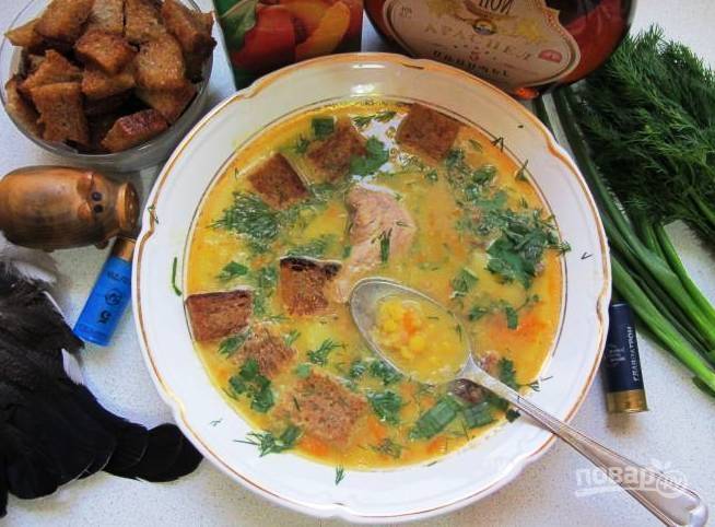 Рецепт Суп из рябчика со свежими грибами