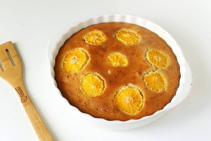 Мандариновый пирог, пошаговый рецепт на ккал, фото, ингредиенты - ярослава