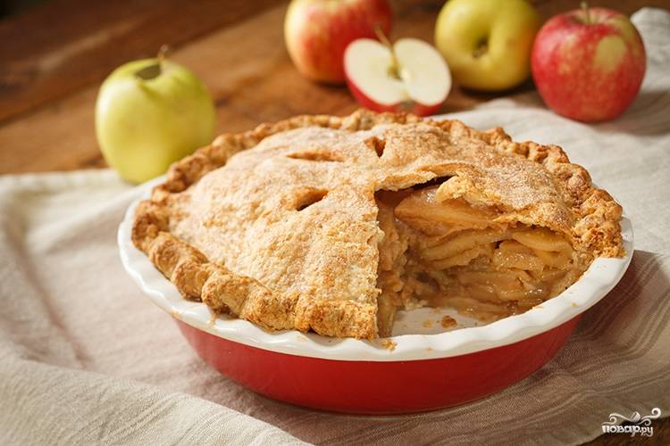 Насыпной яблочный пирог рецепт