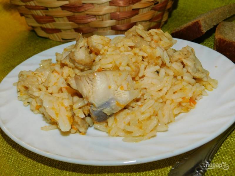 Курица с рисом в мультиварке - рецепт для мультиварки - Patee. Рецепты