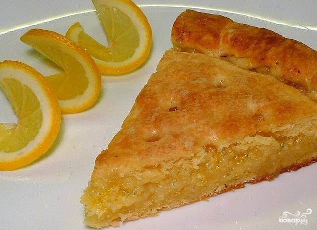 Как приготовить пирог с лимоном — лимонный пирог