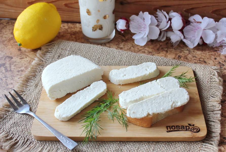 Сыр брынза в домашних условиях, рецепт из молока классический