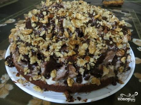 Торт «Айсберг» — рецепт в домашних условиях с черносливом, особенности приготовления