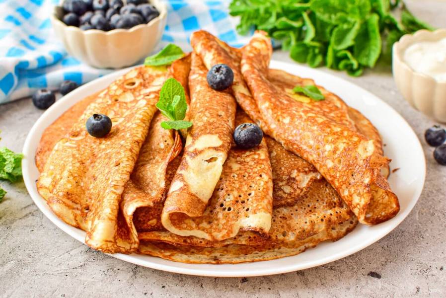 Дрожжевые блины