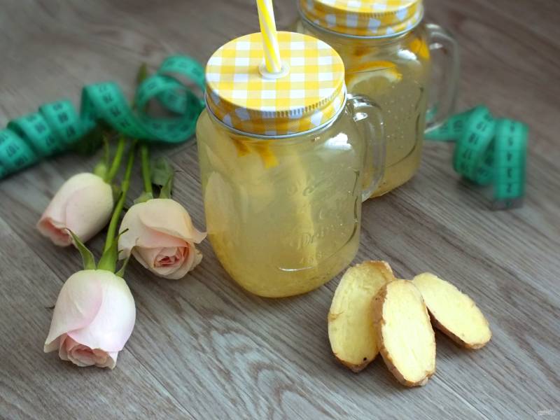 Напиток из имбиря и лимона для похудения