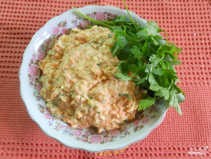 Видео-рецепт: Крабовый салат из минтая