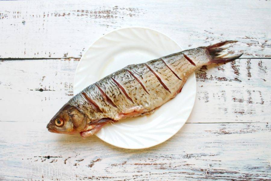 Рыба, запеченная в фольге на углях