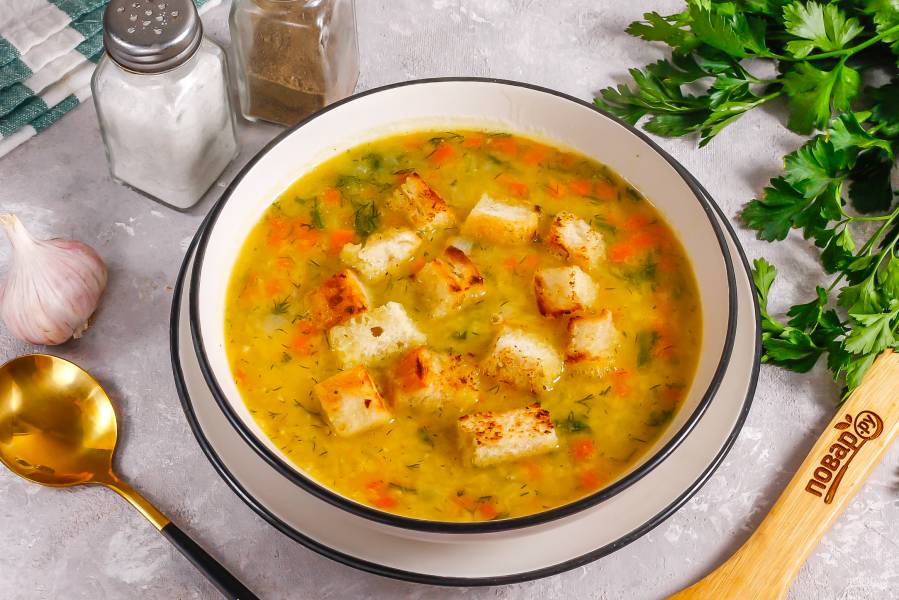 Чечевичный суп без мяса и картофеля
