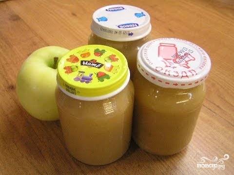 Рецепт домашнего яблочного пюре