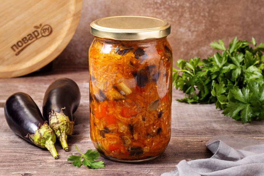 Солянка с баклажанами