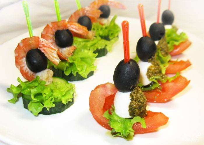 Канапе с оливками / маслинами — рецепты с пошаговыми фото и видео