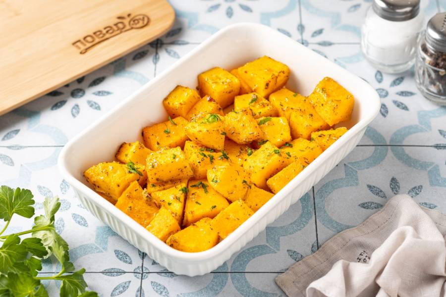 Тыква запеченная в духовке