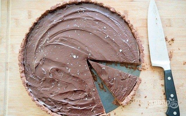 Шоколадно-карамельный тарт