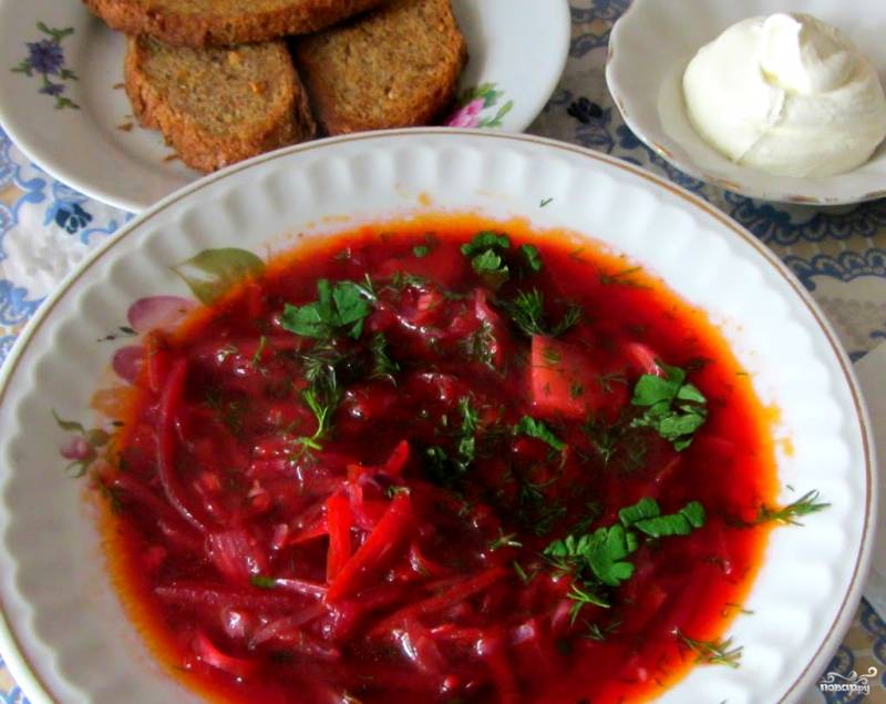 Красные щи - рецепт приготовления с фото от уральские-газоны.рф
