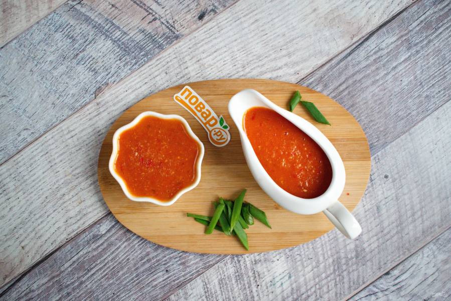 Кисло-сладкий соус для овощей в домашних условиях