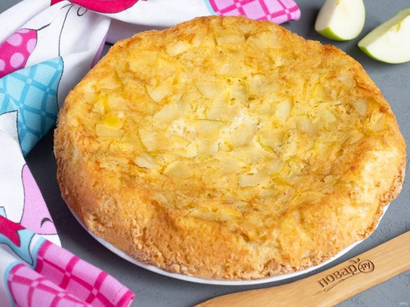 Яблочный пирог, пошаговый рецепт на ккал, фото, ингредиенты - Мальва