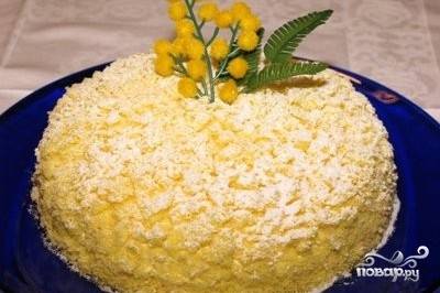 Рецепт Мимозы с плавленым сыром