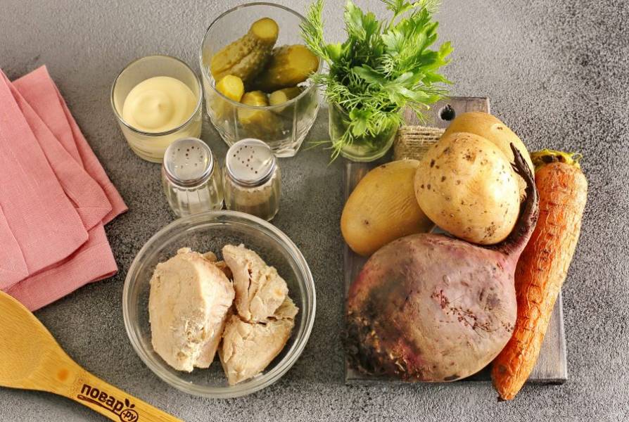 Салат «Грибная поляна » с шампиньонами, рецепт с фото — Наша газета