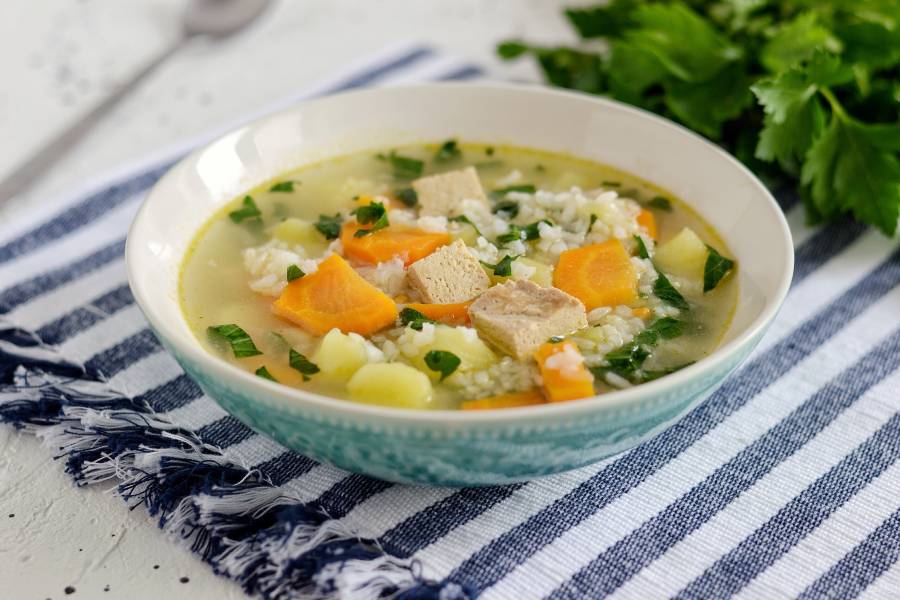 Пошаговый рецепт супа из фасоли без мяса
