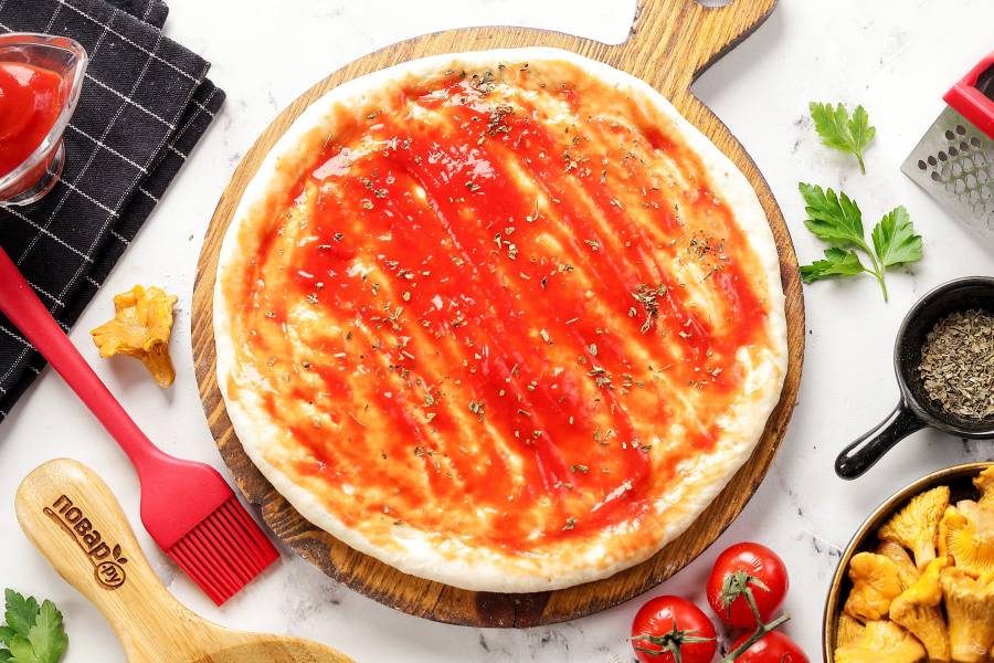 Постное тесто для пиццы