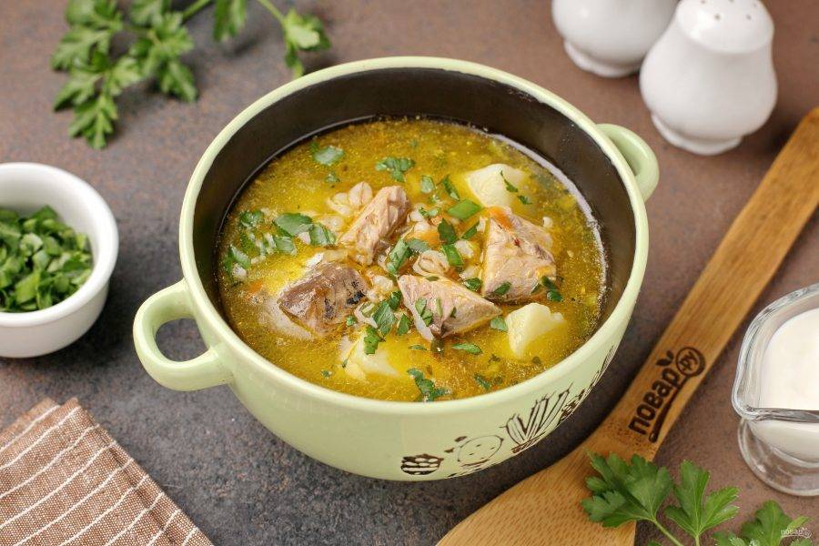 Рыбный суп из консервов с перловкой рецепт с фото пошагово - teaside.ru