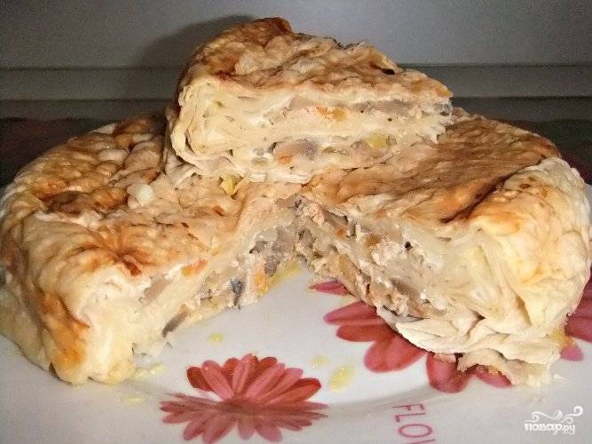 Вкусный сырный пирог из лаваша — Кулинарные рецепты любящей жены