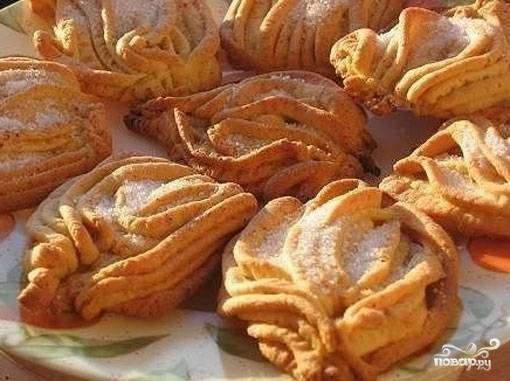 Печенье хризантема через мясорубку 🥨 – рецепт с майонезом